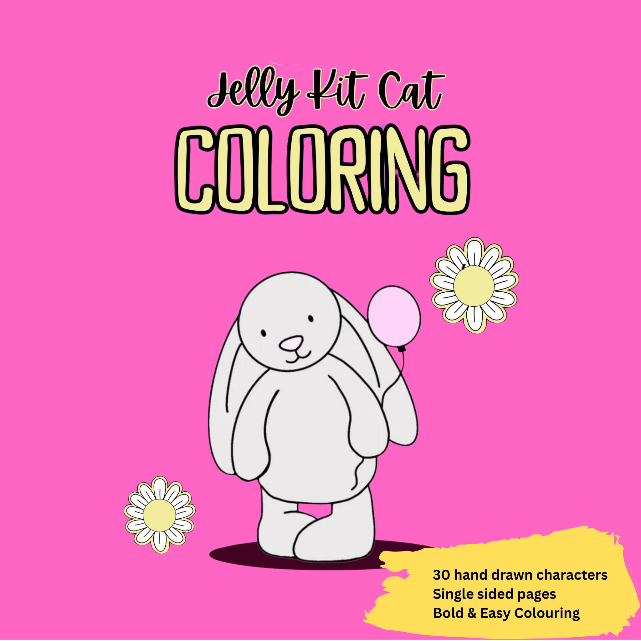 Jelly Kit Cat Colouring Books
